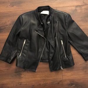 Zara Leather biker jacket